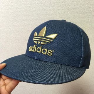 アディダス(adidas)のadidas キャップ デニム(キャップ)