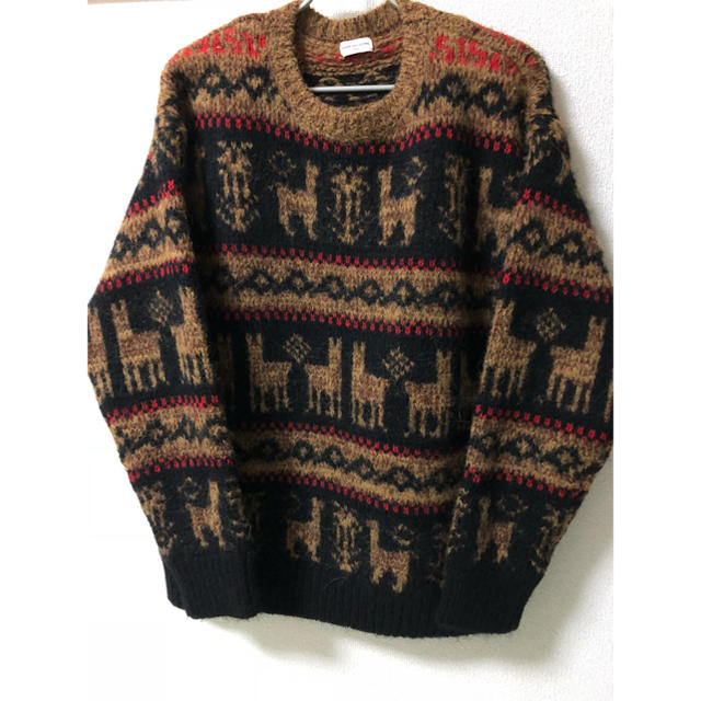 珍しい 希少サイズ19aw dries van noten ノルディックセーター ドリス