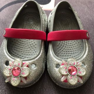 クロックス(crocs)の【美品】クロックスキッズサイズ4(サンダル)