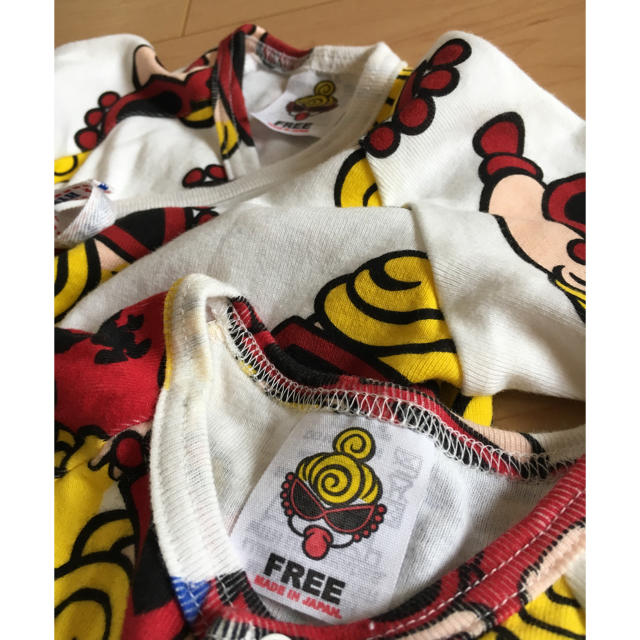 HYSTERIC MINI(ヒステリックミニ)のヒステリックミニ ロンパース セット キッズ/ベビー/マタニティのベビー服(~85cm)(ロンパース)の商品写真