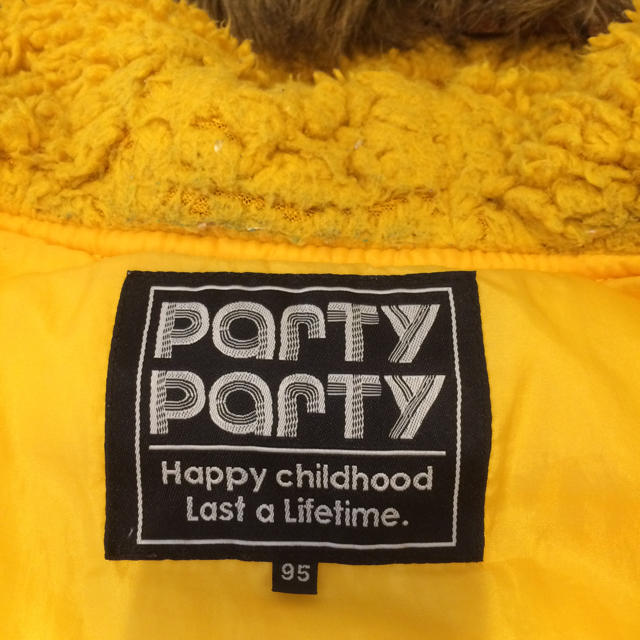 PARTYPARTY(パーティーパーティー)の送料込！パーティパーティダウンコート95 キッズ/ベビー/マタニティのキッズ服女の子用(90cm~)(コート)の商品写真