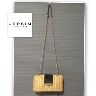 レプシィムローリーズファーム(LEPSIM LOWRYS FARM)のLEPSIM LOWRYS FARM カゴバッグ レオパード 2way(かごバッグ/ストローバッグ)