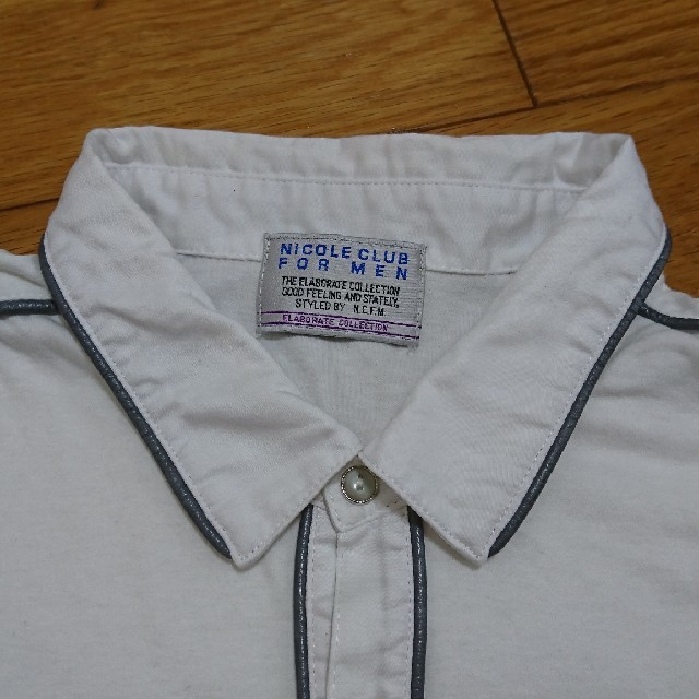 NICOLE CLUB FOR MEN(ニコルクラブフォーメン)のNICOLE CLUB FOR MEN 半袖 シャツ Tシャツ サイズ46 メンズのトップス(Tシャツ/カットソー(半袖/袖なし))の商品写真