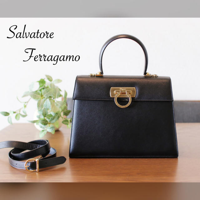 Salvatore Ferragamo◆ガンチーニ クラシック 2WAYバッグ