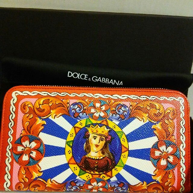DOLCE&GABBANA - DOLCE & GABBANA Carretto Siciliano 長財布
