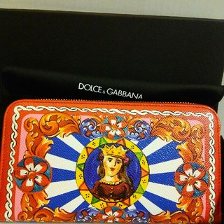 ドルチェアンドガッバーナ(DOLCE&GABBANA)のDOLCE & GABBANA Carretto Siciliano 長財布(財布)
