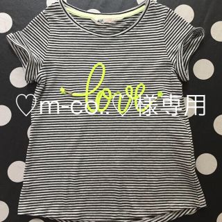 エイチアンドエム(H&M)のTシャツ、ショートパンツ、ワンピース(Tシャツ/カットソー)