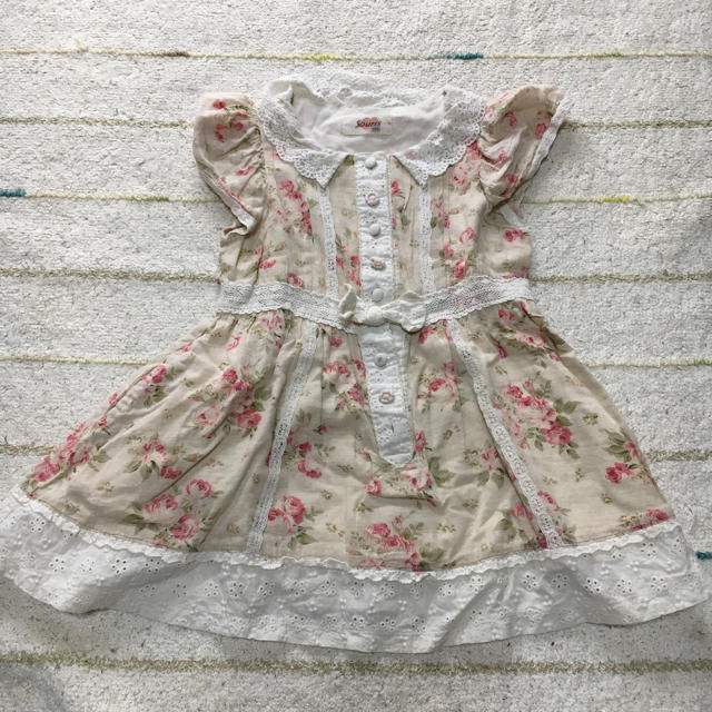 Souris(スーリー)のスーリーワンピース100 キッズ/ベビー/マタニティのキッズ服女の子用(90cm~)(ワンピース)の商品写真