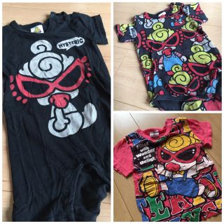 ヒステリックミニ(HYSTERIC MINI)の【2児mama様専用】ヒステリックミニ 3点(ロンパース)