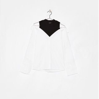 ベルシュカ(Bershka)のベルシュカ インナーTシャツ付きシャツ(シャツ/ブラウス(長袖/七分))