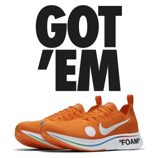 ナイキ(NIKE)の28.5 Nike off white Zoom fly(スニーカー)