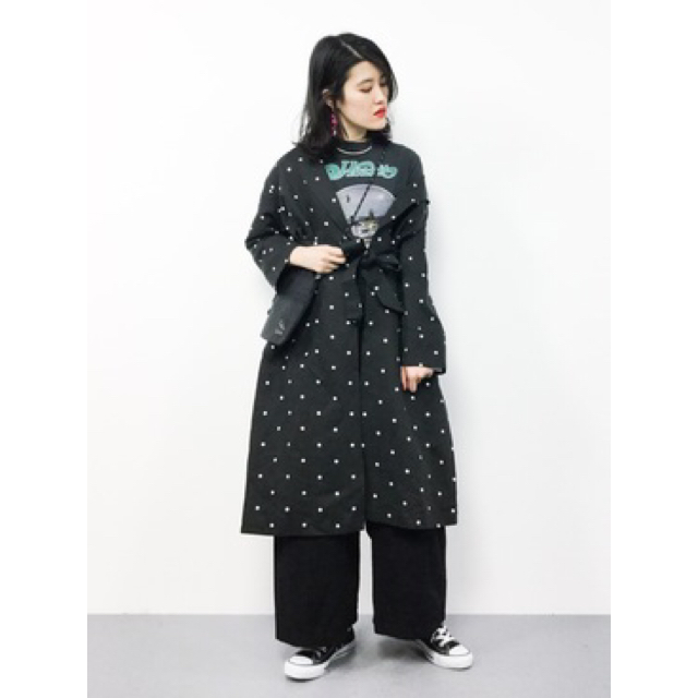 URBAN RESEARCH(アーバンリサーチ)のFactor＝ ドットロープサコッシュ 黒 美品♡ レディースのバッグ(ショルダーバッグ)の商品写真