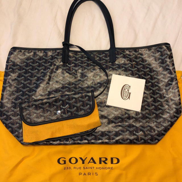 新品入荷 maoゴヤール - GOYARD GOYARD ブラック サンルイPM トート