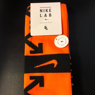 ナイキ(NIKE)のNIKE オフホワイト ソックス オレンジ(ソックス)