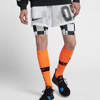 ナイキ(NIKE)のL ソックス Nike OFF-WHITE オレンジnike off-white(ソックス)