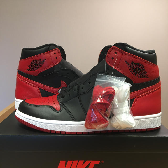 【最安値】NIKE AIR JORDAN 1 BANNED BRED 27cm