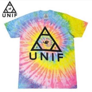 ユニフ(UNIF)の【Yato様専用】UNIF タイダイトライアングルロゴ Tシャツ(Tシャツ/カットソー(半袖/袖なし))