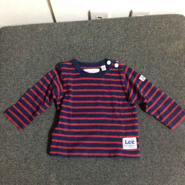 Lee(リー)のlee ボーダーロンT 80サイズ キッズ/ベビー/マタニティのキッズ服男の子用(90cm~)(その他)の商品写真