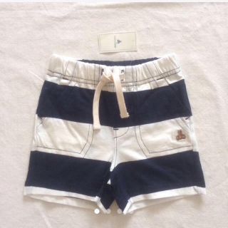 ベビーギャップ(babyGAP)の『新品』babyGAP ユニセックス ボーダー柄ショートパンツ 90㎝サイズ(その他)