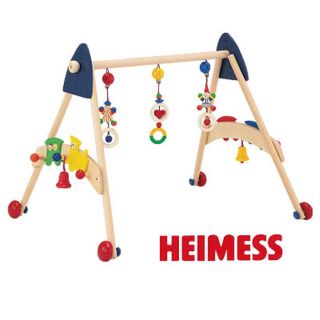 ハイメス HEIMESS 木製 ベビージム 3in1 ドイツ製 木のおもちゃ(ベビージム)