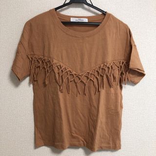 レイカズン(RayCassin)のレイカズン フリンジTシャツ(Tシャツ(半袖/袖なし))