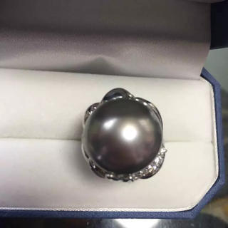 ジュエリーツツミ(JEWELRY TSUTSUMI)の南洋真珠16.2mmダイヤモンドリング(リング(指輪))