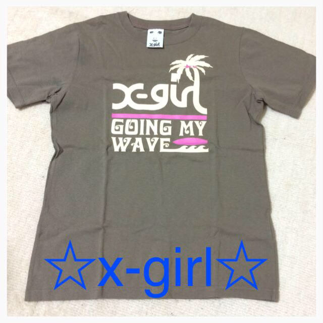 X-girl(エックスガール)のx-girl☆Tシャツ！！送料込み☆ レディースのトップス(Tシャツ(半袖/袖なし))の商品写真