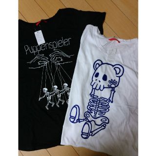 グラニフ(Design Tshirts Store graniph)の☆新品☆　graniph　スカル柄　Tシャツ2枚セット(Tシャツ(半袖/袖なし))