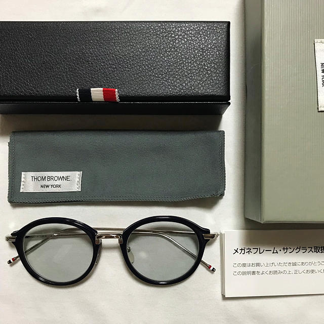 THOM BROWNE - THOM BROWNE サングラス tb-011 size49の通販 by shop