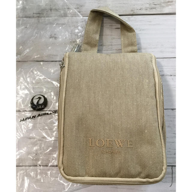 LOEWE - JALファーストクラスロエベ(LOEWE)アメニティポーチの LOEWE - JALファーストクラスロエベ(LOEWE)アメニティポーチの