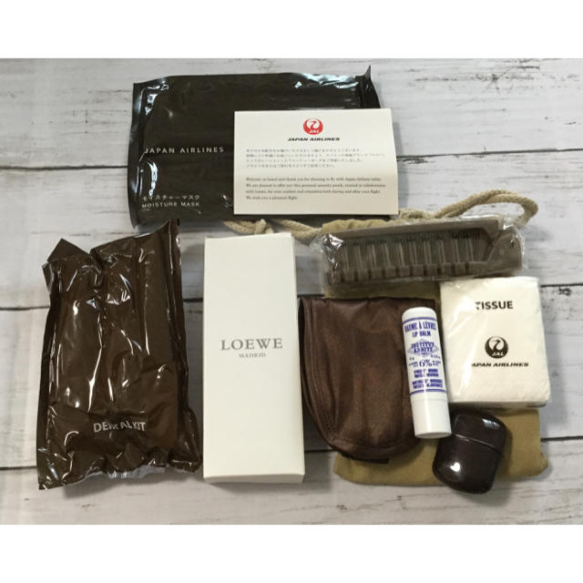 LOEWE - JALファーストクラスロエベ(LOEWE)アメニティポーチの LOEWE - JALファーストクラスロエベ(LOEWE)アメニティポーチの