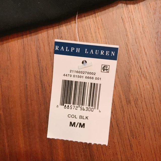 POLO RALPH LAUREN(ポロラルフローレン)のPOLO RALPH LAUREN　BlackワンポイントT　Ws（M）　新品 レディースのトップス(Tシャツ(半袖/袖なし))の商品写真