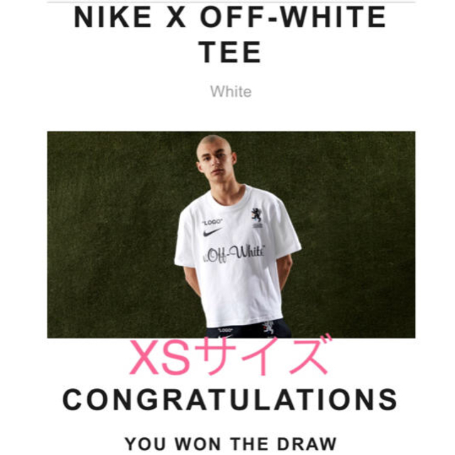 XSサイズ NIKE off-white Tシャツ 白 ホワイト