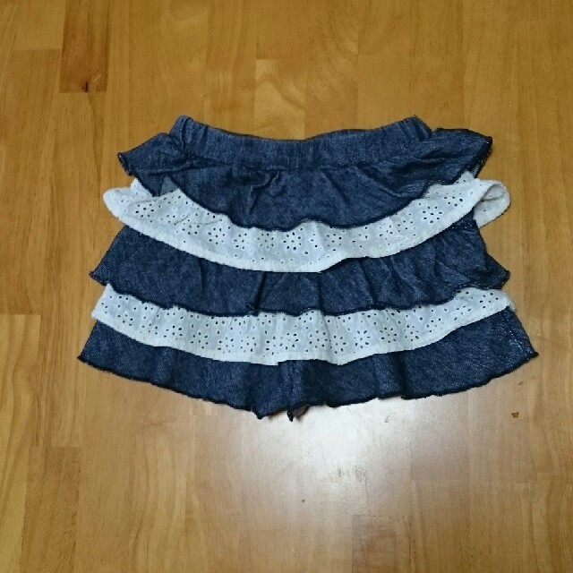 hakka kids(ハッカキッズ)のhakka kids ティアードキュロットスカート 100 キッズ/ベビー/マタニティのキッズ服女の子用(90cm~)(スカート)の商品写真