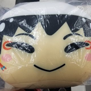 新品　鬼灯の冷徹　白澤　ビッグおまんじゅうクッション(ぬいぐるみ)