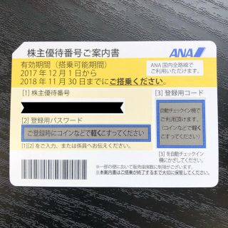 エーエヌエー(ゼンニッポンクウユ)(ANA(全日本空輸))のANA 株主優待券(その他)