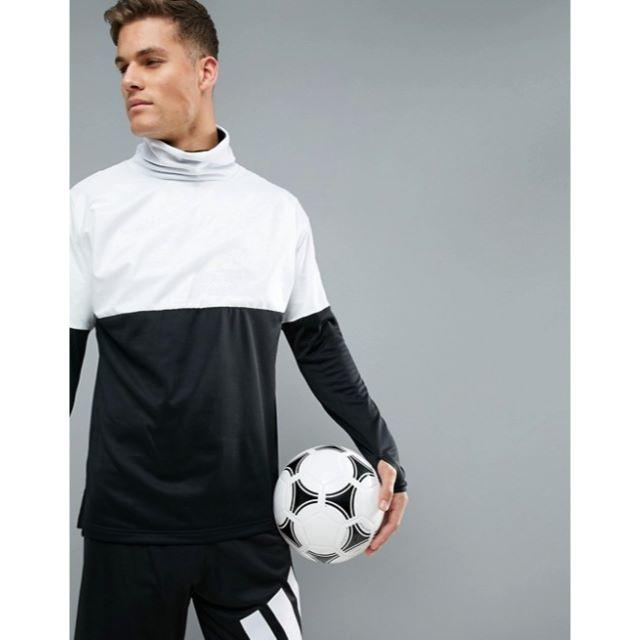 adidas - 新品ADIDASバイカラーハイネックプルオーバージャージXS