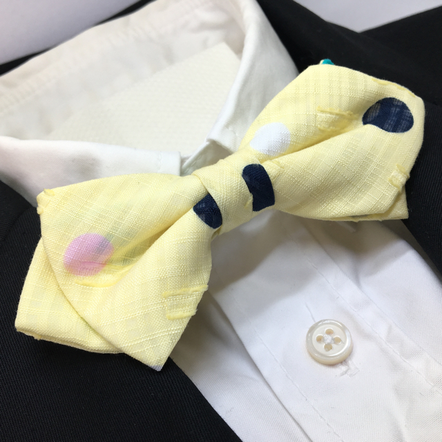 giraffe - 新品イエローランダムドット柄ボウタイ 蝶ネクタイ ジラフの通販 by CM's shop|ジラフならラクマ