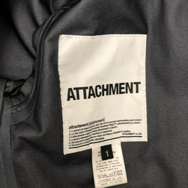 ATTACHIMENT(アタッチメント)のくらら様専用 アタッチメント マウンテンパーカ サイズ1 メンズのジャケット/アウター(マウンテンパーカー)の商品写真