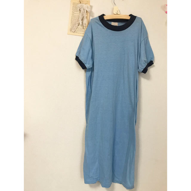 Santa Monica(サンタモニカ)のhkr.y様  vintage 80s usa blue one-piece レディースのワンピース(ひざ丈ワンピース)の商品写真