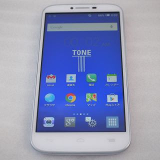 アンドロイド(ANDROID)のSIMフリースマホ TONE m14 Android4.2.2 クアッドコア(スマートフォン本体)