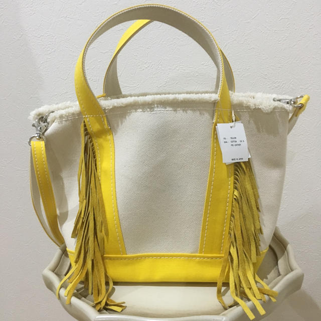 値下げ 新品、未使用品 ayako フリンジトートバッグ S 2