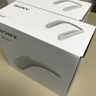 2台セット　SONY  ウェアラブルネックスピーカー  SRS-WS1　新品