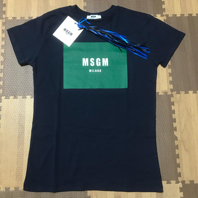 MSGM kids ロゴプリントTシャツ 14y