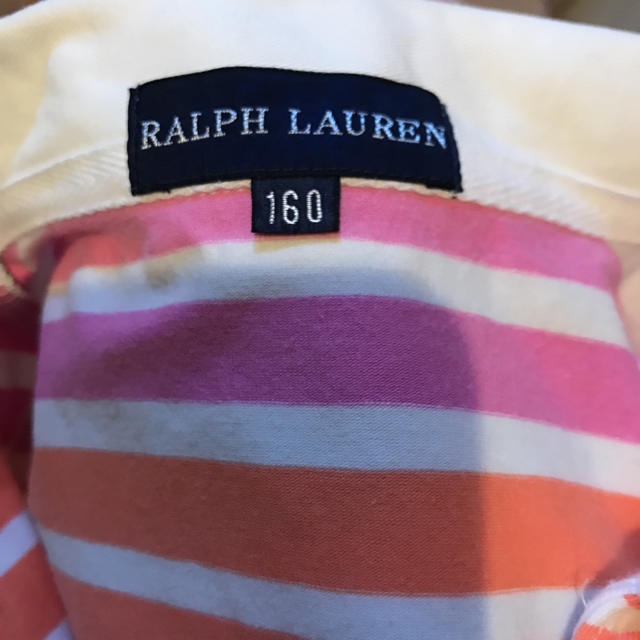 POLO RALPH LAUREN(ポロラルフローレン)のラルフローレン  ノースリーブポロシャツ キッズ/ベビー/マタニティのキッズ服女の子用(90cm~)(Tシャツ/カットソー)の商品写真