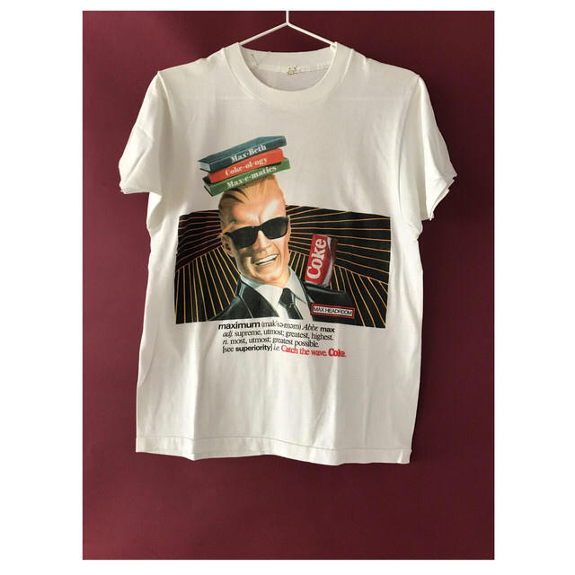 マックスヘッドルーム Max Headroom Tシャツ 80年代ヴィンテージ