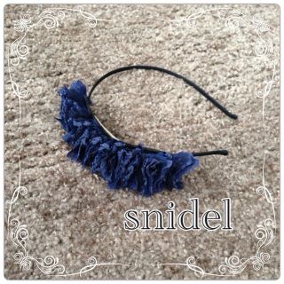 スナイデル(SNIDEL)のsnidelカチューシャ(カチューシャ)