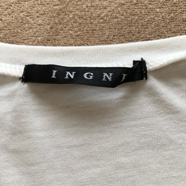 INGNI(イング)のINGNI 半袖Tシャツ ホワイト 白 レディースのトップス(Tシャツ(半袖/袖なし))の商品写真