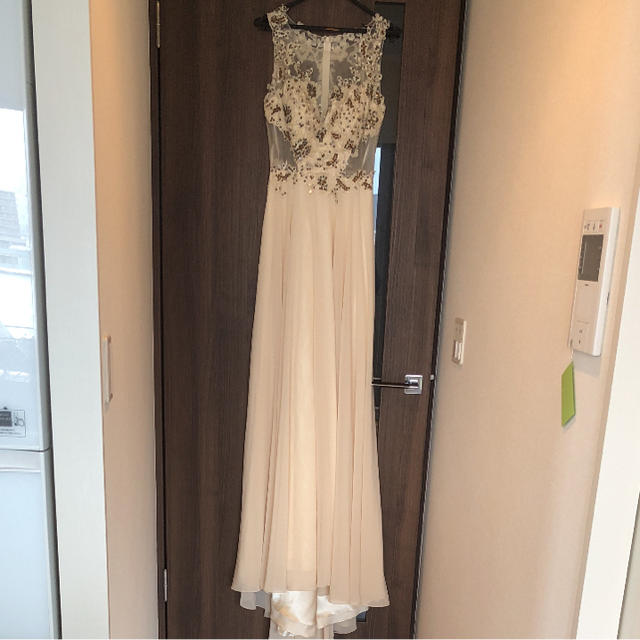 美品! イブニングドレス 黒 ロング 優雅なシルエット セクシー 細見えシルエッ