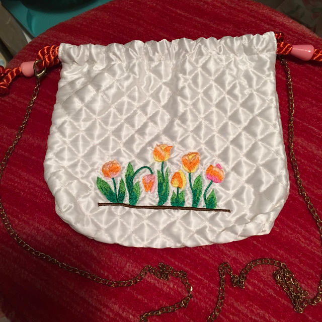 Lochie(ロキエ)のvintage tulip quilting pochette🌷🌷🌷 レディースのバッグ(ショルダーバッグ)の商品写真